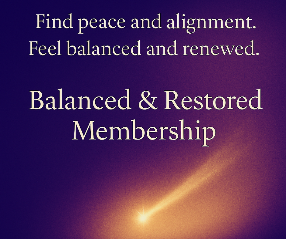 💫 Balanced & Restored Membership