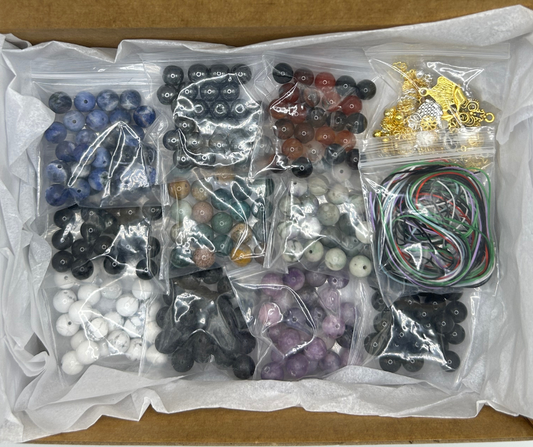 DIY Crystal Bracelet Kit – Make 10 Bracelets (Choose Your Theme)