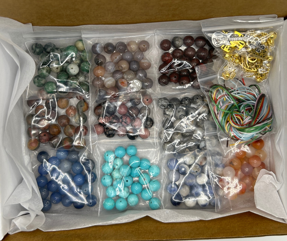 DIY Crystal Bracelet Kit – Make 10 Bracelets (Choose Your Theme)