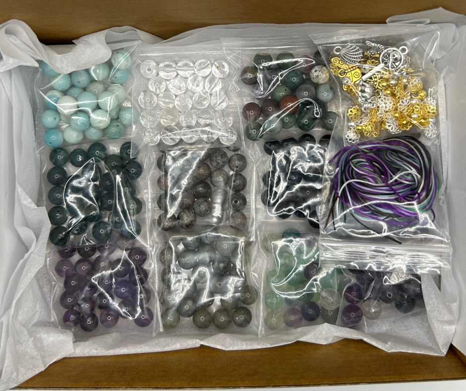 DIY Crystal Bracelet Kit – Make 10 Bracelets (Choose Your Theme)