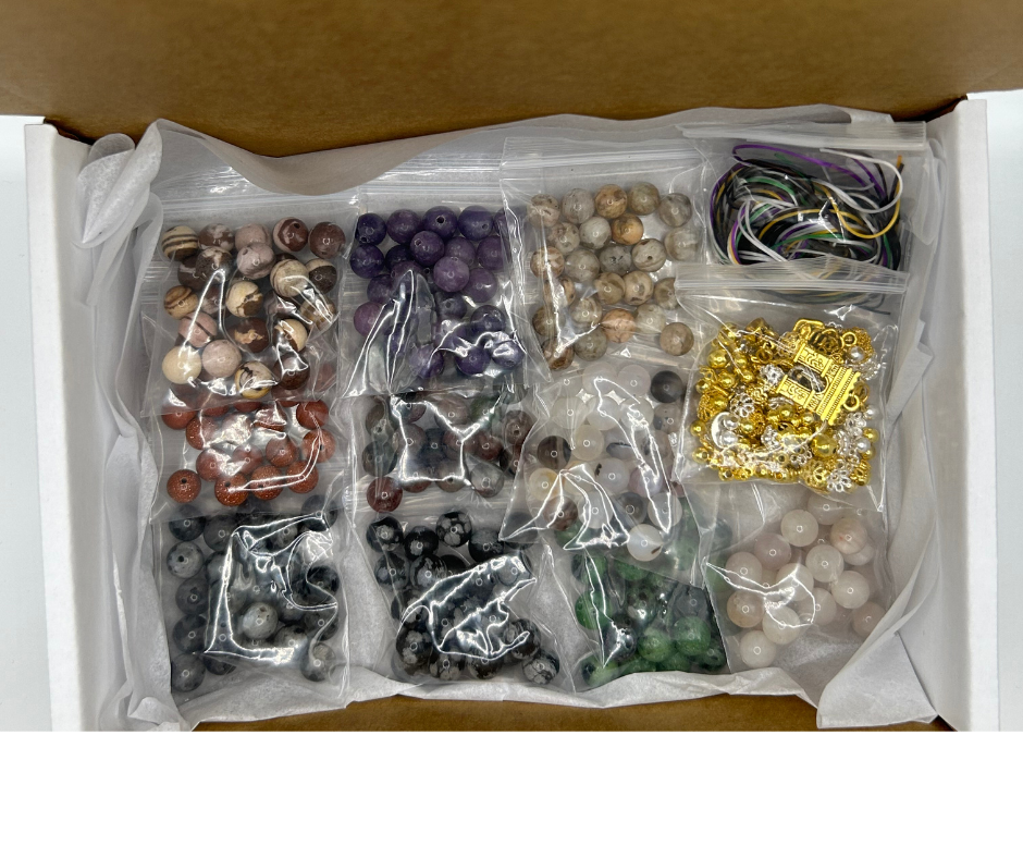 DIY Crystal Bracelet Kit – Make 10 Bracelets (Choose Your Theme)